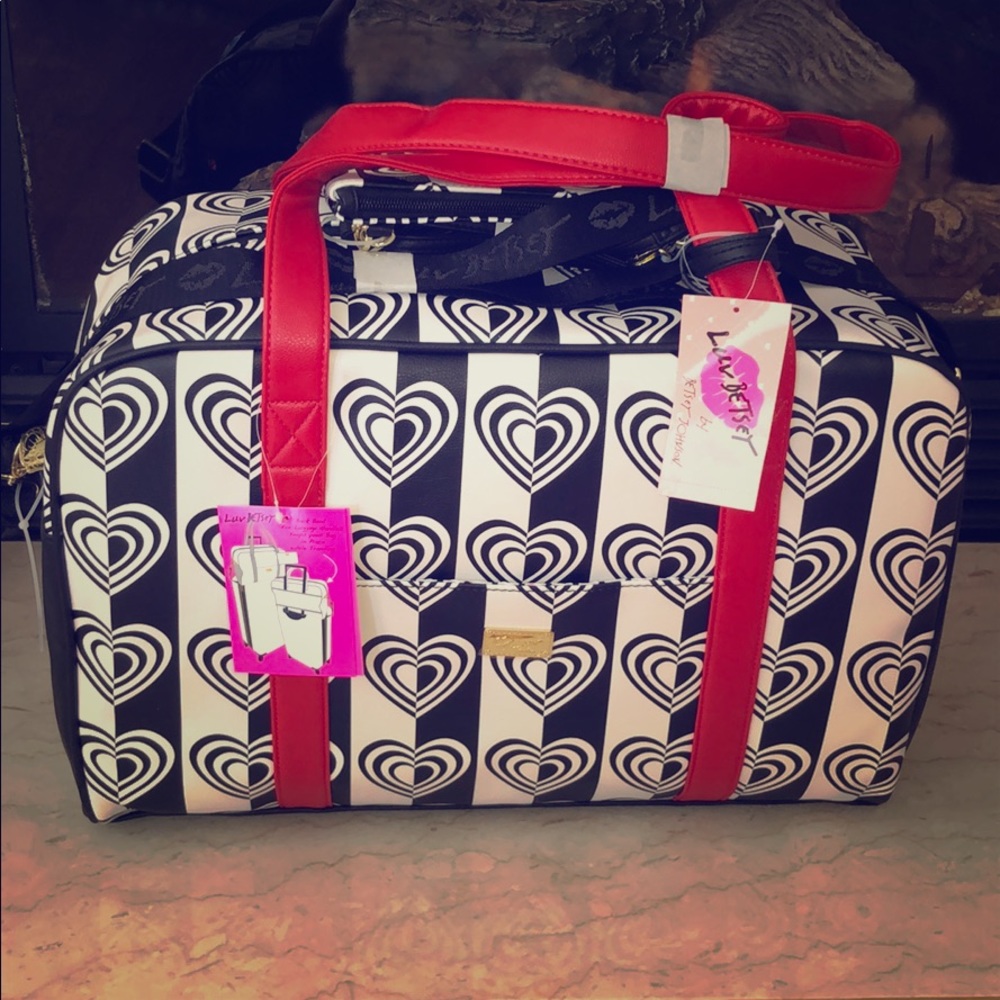 Luv Betsey by Betsey Johnson weekender.